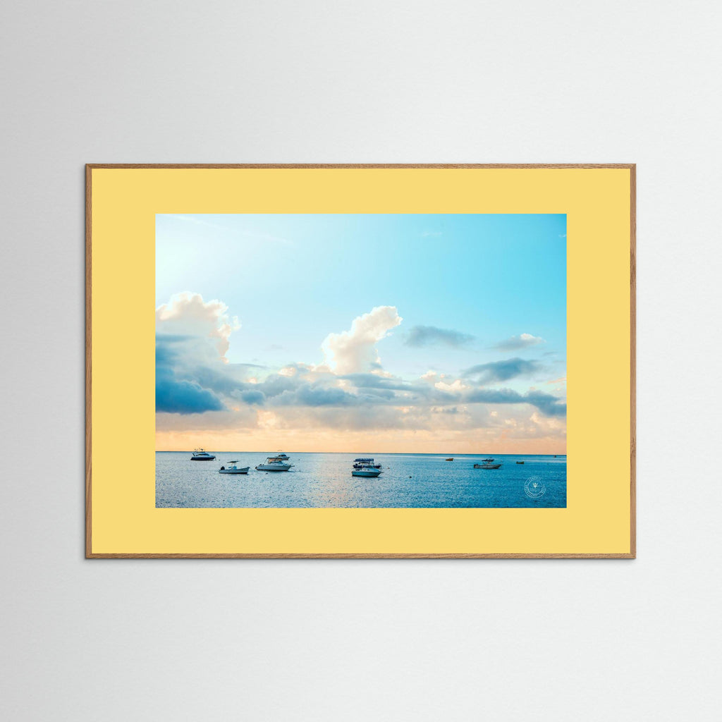Barbados Fishing Boats at Sunset