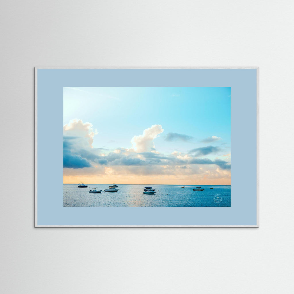 Barbados Fishing Boats at Sunset