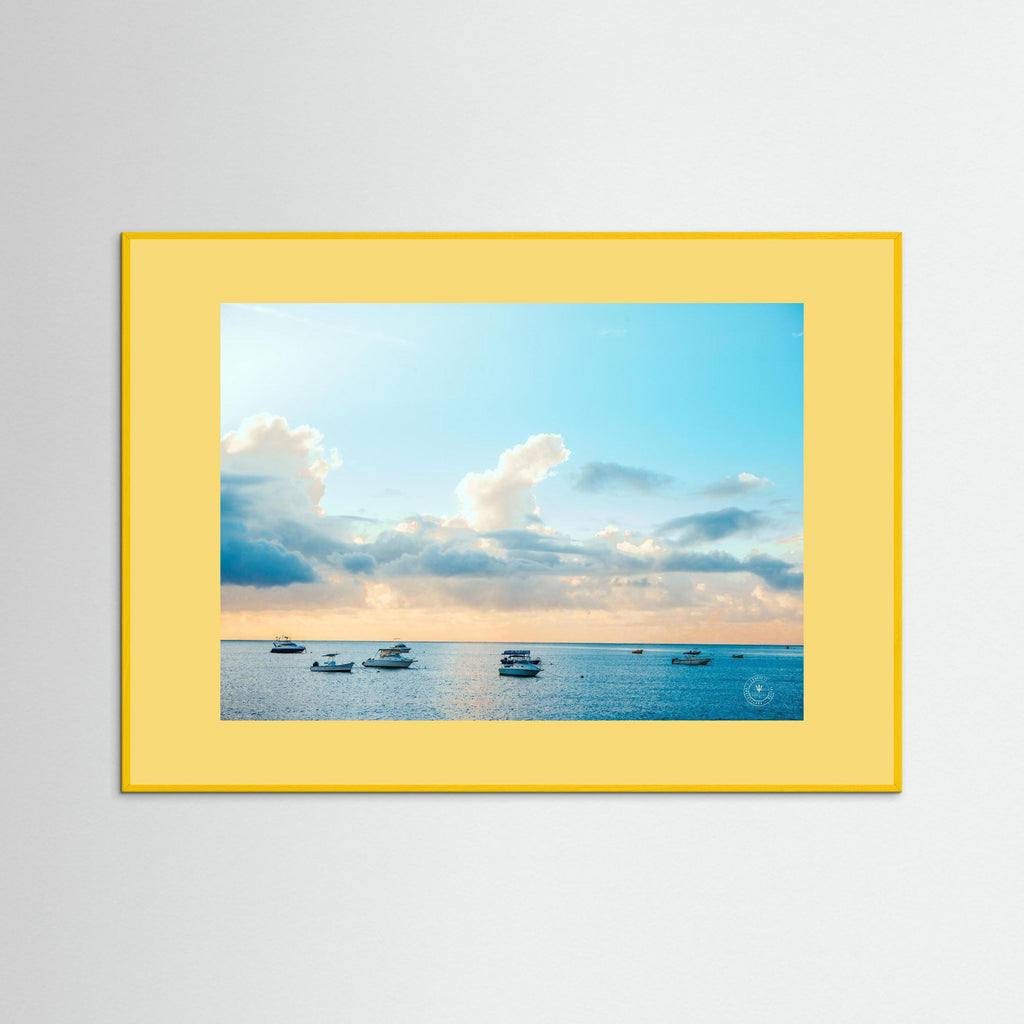 Barbados Fishing Boats at Sunset